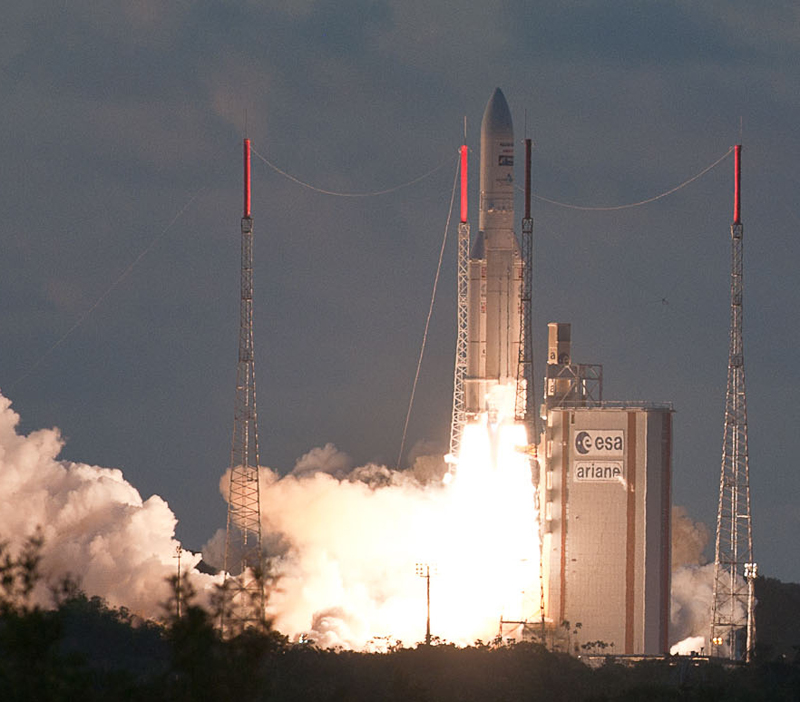 European Rocket Set to Launch Two Communications Satellites